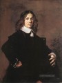 Porträt eines Sitz Man Holding A Haben Niederlande Goldenes Zeitalter Frans Hals